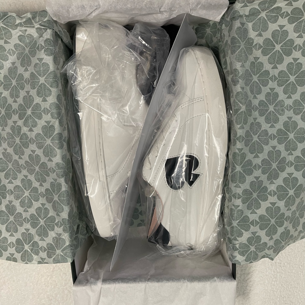 Kate Spade Fez Sneaker NEW IN BOX Blk/Wht